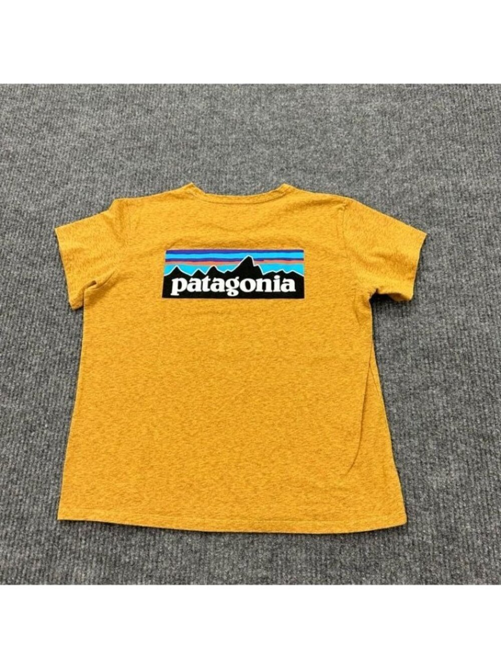 Patagonia Responsibili Tee P6 Logo Crew Neck Short Sleeve Shirt Womens sz Large